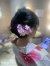 【お祭り・花火大会に！】浴衣着付け＋ヘアセット￥11550→￥9350（9時以降）