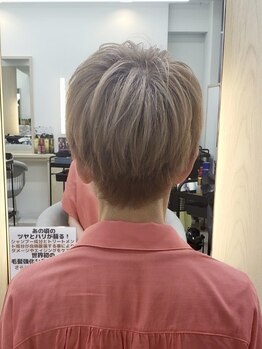 ゼル 仙川(ZELE)の写真/白髪が気になる方は【ZELE】にお任せください◇白髪染めハイライトで立体感を出しあなただけのスタイルへ♪