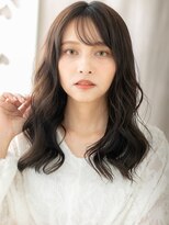 カバーヘア ブリス 戸田公園西口店(COVER HAIR bliss) 韓国風巻きウェーブパーマフェミニンロングY戸田公園30代40代