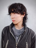 アイティーバイアルバム 北千住店(IT by ALBUM)&nbsp;ブルーブラックフェザーパーマスペインカール_ba513642