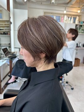 ハーツ(Heart's) ◇大人可愛い20代30代40代50代前下がりショートボブ丸みショート