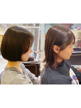 《顔周りのカットならabintoへ♪》細かいニュアンスまで叶えるトレンドのレイヤーカットで雰囲気チェンジ☆