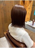 大人美人くびれヘア艶感結べるボブうる艶髪レイヤーカット