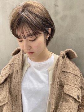 トリッカ 銀座(tricca) 耳かけボブ/ショートヘア/ショートボブ/ミニボブ