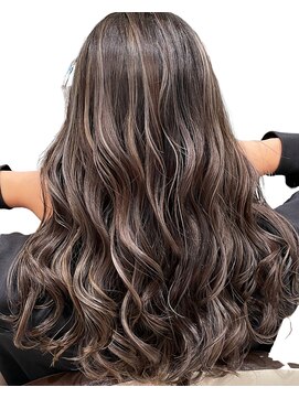 エジョン 八幡山店(Aejon) 八幡山大人レイヤーカット白髪ぼかし脱白髪染め40代50代60代