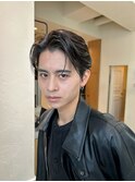 濡れ髪大人センターパート