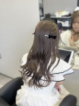 アイスプロドバイブルーム 木更津店(ice prod by bloom) 着物ヘア/ダークアッシュ/ミディアムレイヤーカット/木更津