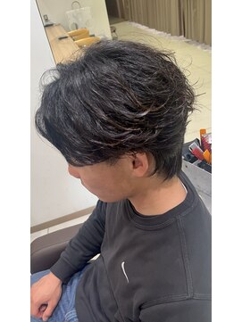 アッシュ 下丸子店(Ash) ニュアンスフェザーパーマショートパーマセンターパート