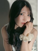 ベレッタ 枚方店(veretta.)&nbsp;シアーベージュ/大人可愛いロング/束感前髪/うるツヤウェーブ