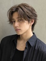 ベル 新宿(Belle)&nbsp;メンズセンターパート韓国風センターパート毛流れストレート新宿