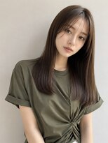 リア トーキョー(Lia TOKYO)&nbsp;【工藤武士】大人ロングストレート×地毛風ブラウンヘア上品艶髪