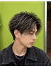 【立体感ハイライト】デザインカット＋メッシュキャップ