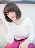 小顔ヘア 似合わせボブ☆
