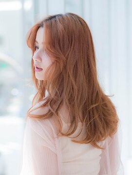 ノブヘアーデザイン 伊勢佐木町店(NOB hairdesign) 〈NOB伊勢佐木町店〉透明感グラデーションカラー巻きバング美髪