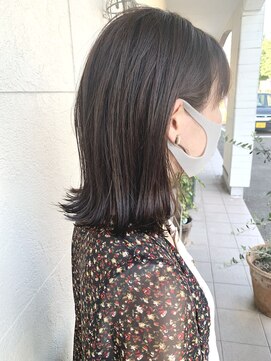 ニコ(hair room nico) 自分でも巻いたり出来る長さの外ハネ