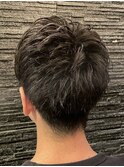 シルエット強制。ピンパーマ