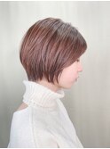 【クオート田】ココアカラー☆ショートボブ( 堀江/四ツ橋 )