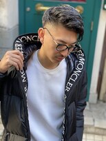 ノクターン 池袋(NOCTURNE)&nbsp;ショートレイヤーかき上げパーマトランクスヘア