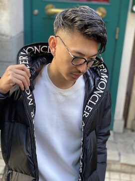 ノクターン 池袋(NOCTURNE) ショートレイヤーかき上げパーマトランクスヘア