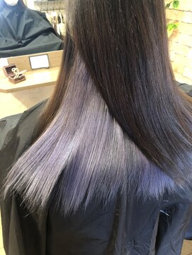 ヘアーラボ クレオ(Hair Labo CREO) インナーカラー ラベンダーアッシュ