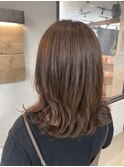 【EIGHT上尾】お客様スタイル_デザインカラー_セミロング