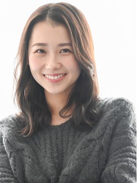 ヘアーサロン ラフリジー(Loufreasy) 【イノアカラー】艶髪ラベンダーアッシュ×外はねミディアム