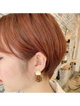 クロト(Clotho) オレンジカラー/インナーカラーダブルカラーブリーチ白髪染め