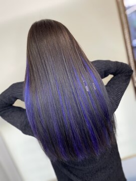 アイズ 本厚木(AIZU) インナーカラー/ショッキングパープル