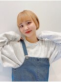 大人ショートボブ前髪ありミニボブ