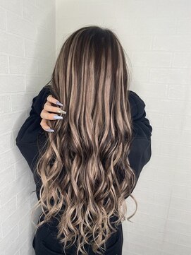 ユートピア(U topia) #エクステで作る　#バレイヤージュ風　#大人ギャル