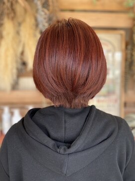 テトテ 門戸厄神店(tetote) カシスブラウン　ハンサムショート