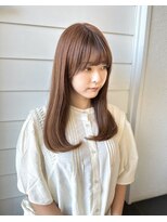 オーロ 緑地公園店(ORO)&nbsp;ナチュラルブラウンで柔らかい印象に！