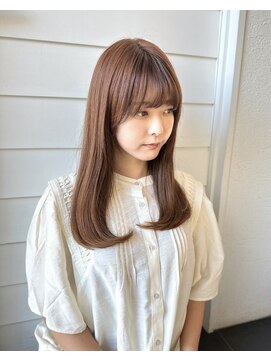 オーロ 緑地公園店(ORO) ナチュラルブラウンで柔らかい印象に！