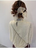 - Ribon hair arrange -