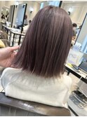 (銀座) シャドールーツ　バレイヤージュ　切りっぱなしボブ