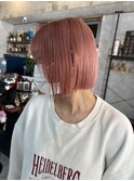【C’LD 】ホワイトピンク/ピンク/ミニボブ/ショートボブ/ボブ