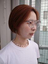 ヨー(Yoh-)&nbsp;【ショートボブ/阿部達哉】オレンジカラー/ミニボブ/ショート