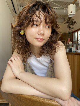 ヨーキヘアー(yookihair) クセ毛風ニュアンスパーマ