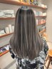 コントラストのあるスジ感でつくる海外デザインハイライト☆　カット込み