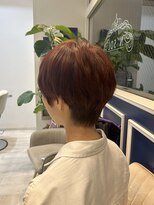 アンソル オブ リシェール(N'SOL of RICHAIR)&nbsp;ボーイッシュショート/オレンジブラウン/前髪/イメチェン/南越谷