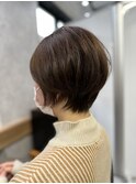〆スッキリショートボブ