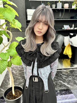 チュダック(ChuDuck) 韓国風《ペールシルバー》ハイトーン/ケアブリーチ/ダブルカラー