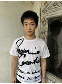 メンズショート×スパイキーショート
