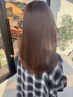 カット＋プレミアムカラー＋最高級内部修正トリートメント　　大館美容室