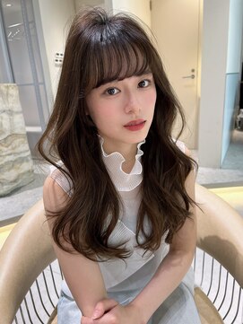 ロンドメリア 天神大名店(Lond Melia) 小顔に見せるヘア/ワンレン/ボブウルフ/ネビージュ/黒髪カタログ