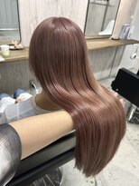 ジゼル 中津大分(GiseL)&nbsp;ピンクベージュ　ケアブリーチ中津ブリーチカラーハイトーン