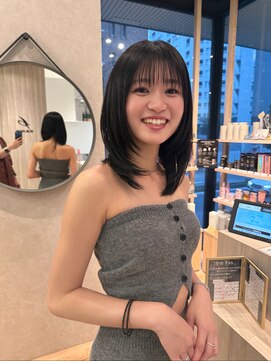 カイノ 南青山店(KAINO) 黒髪韓国風レイヤー