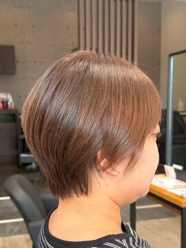 アトリエコア(Atelier Coa) 太白区ショートボブくびれショートイルミナカラー顔周りレイヤー