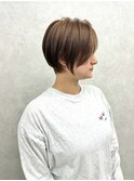 大人ショートボブ丸みショートカットマッシュショート/北千住
