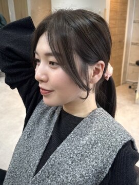 シルクレイ 新宿店(Silk-lei) ☆似合わせ顔まわりカット 大人可愛い◎ ブラウンカラー 新宿
